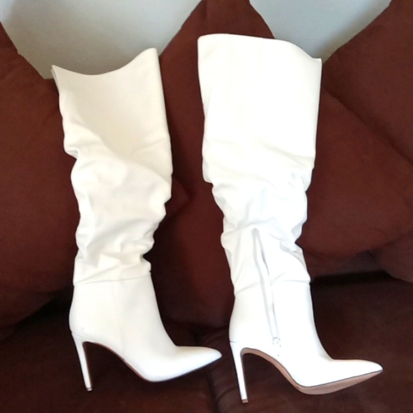 INC International Concepts Shoes - Over the knee boots (creamish/white color)